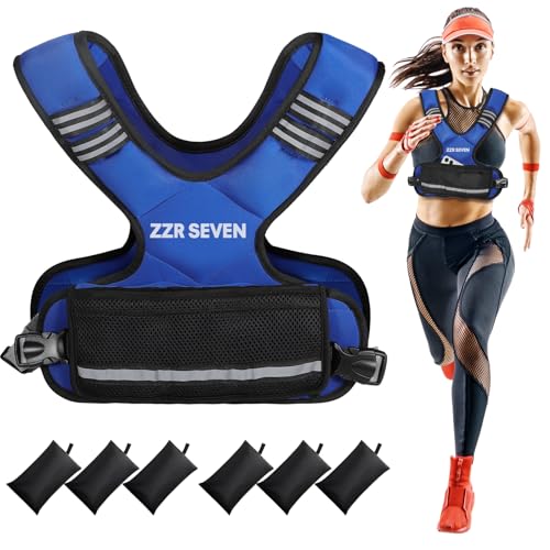 ZZR SEVEN Weighted Vest Blue 4-10lb