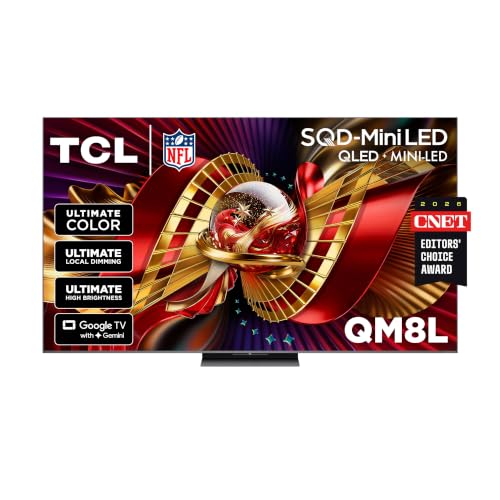 TCL 85 Inch QM8L Mini-LED QLED TV