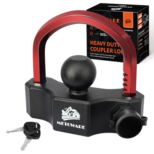 METOWARE Universal Trailer Hitch Locks