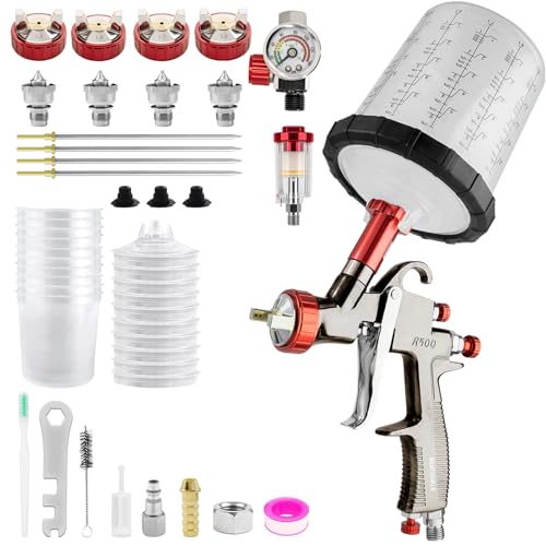 BENTOHKLE R500 LVLP Air Spray Gun Kit