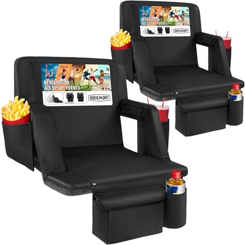 Overmont Stadium Seat with Back Support