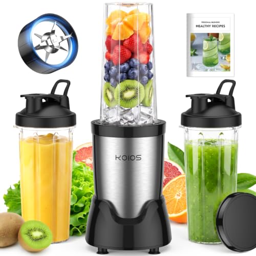 KOIOS Personal Smoothie Blender with To-Go Cups