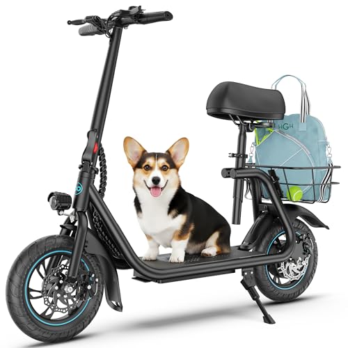 Gyroor C1-CMM Electric Scooter with Seat