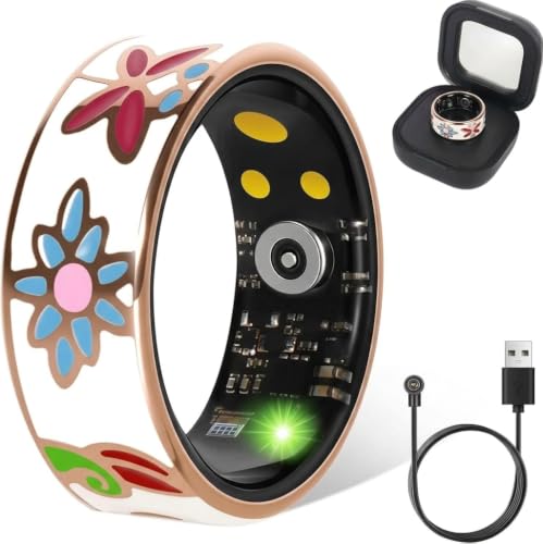 DSHKISK Smart Fitness Ring 10# Floral