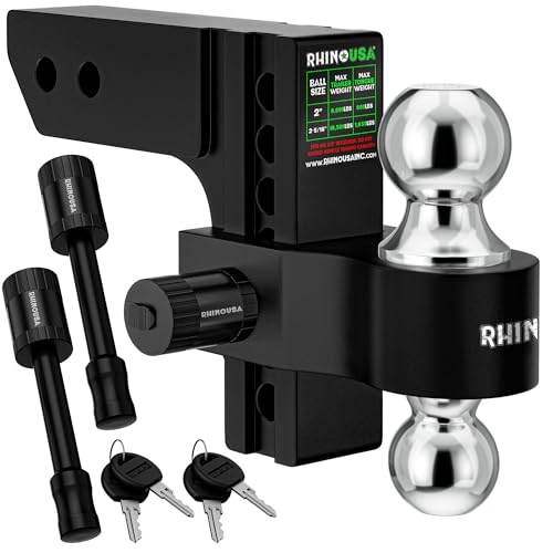 Rhino USA Adjustable Trailer Hitch