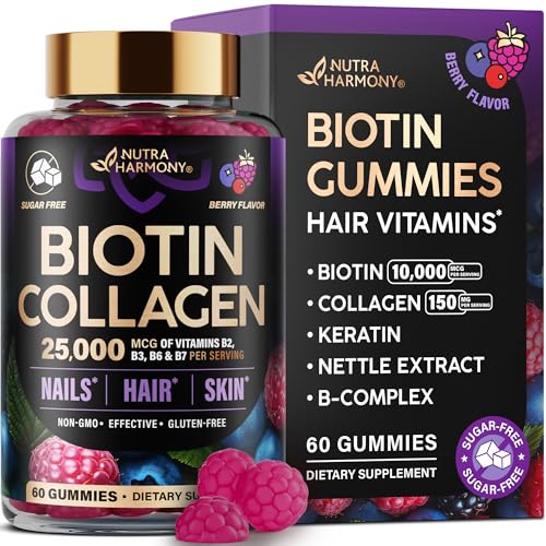 Biotin & Collagen Gummies for Hair, Skin, Nails