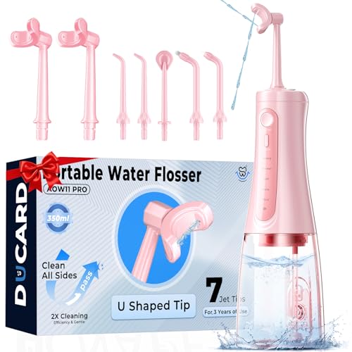 Ducard Cordless Water Flosser Blush Pink