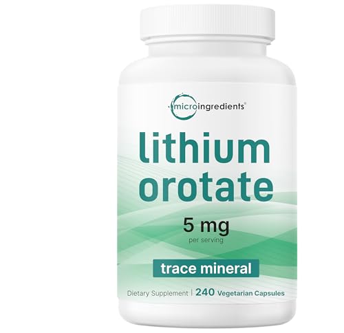 Micro Ingredients Lithium Orotate 5mg Supplement