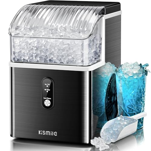 Kismile Portable Nugget Ice Maker 35lbs