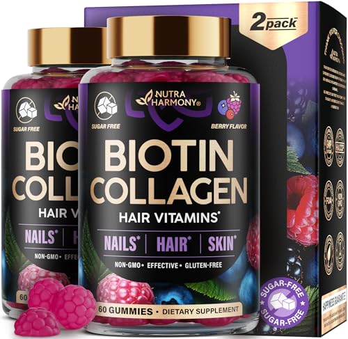 NutraHarmony Biotin and Collagen Gummies