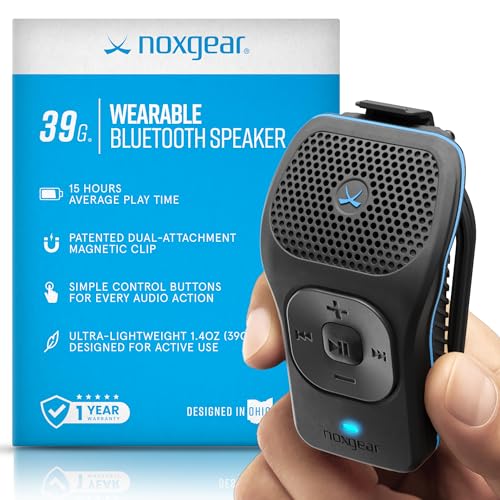 Noxgear 39g Waterproof Bluetooth Clip Speaker