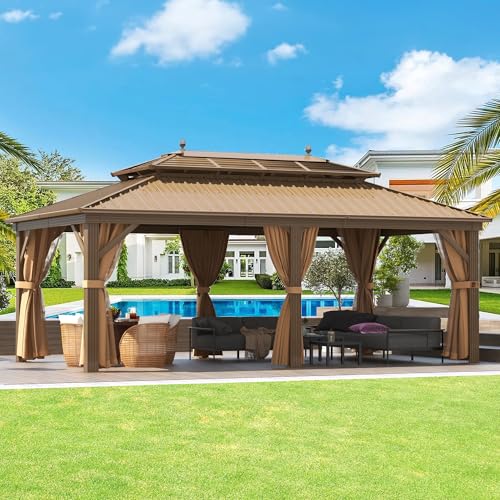 DWVO 12x20 ft Hardtop Gazebo
