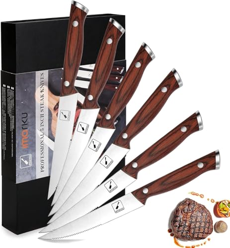 Imarku 9" Steak Knife Set