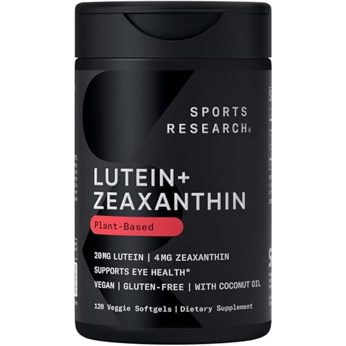 Sports Research Lutein and Zeaxanthin Eye Health Supplement