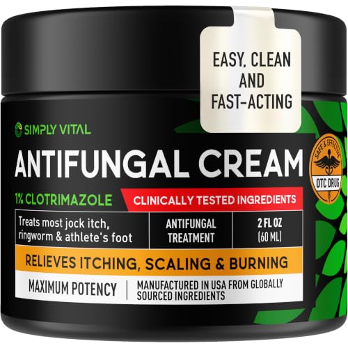 SimplyVital Antifungal Cream - Clotrimazole 1%