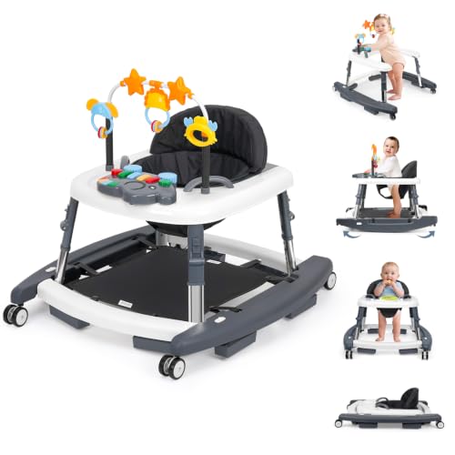 Mythoney Foldable Baby Walker with Music & Lights