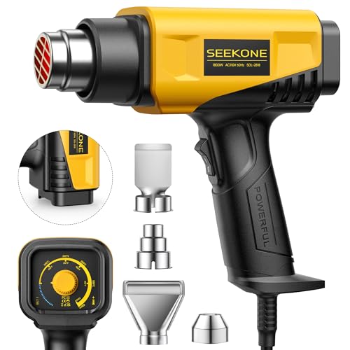 SEEKONE 1800W Heat Gun Variable Temperature Control