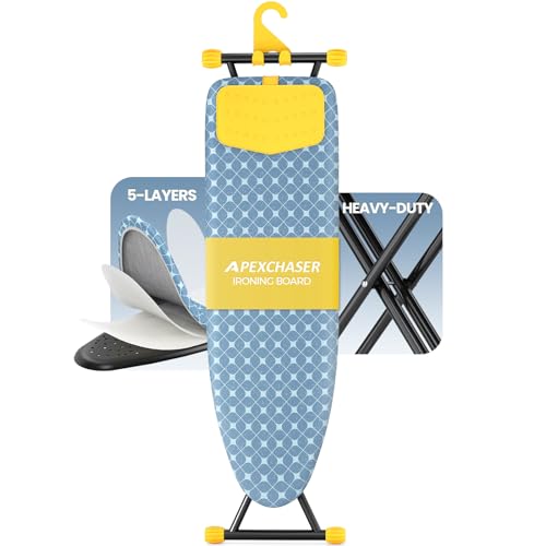 APEXCHASER Foldable Adjustable Ironing Board