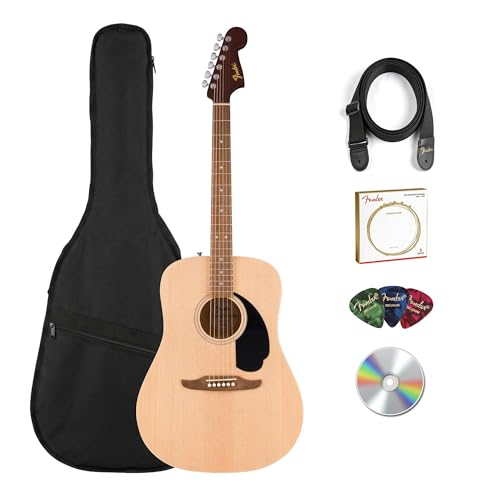 Fender California Redondo Dreadnought Acoustic Guitar Bundle