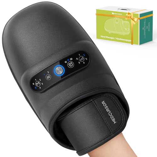 Medcursor Rechargeable Hand Massager with Heat and Compression