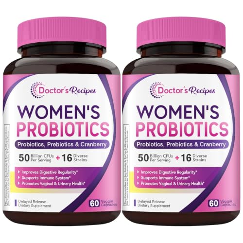 Doctor's Recipes Women's Probiotics 50 Billion CFU