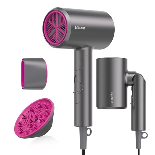 BABONIR 1875W Ionic Hair Dryer with Diffuser