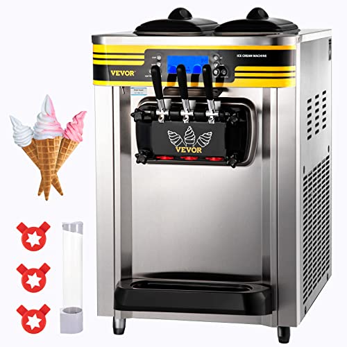 VEVOR Commercial Ice Cream Maker 22-30L/H Yield