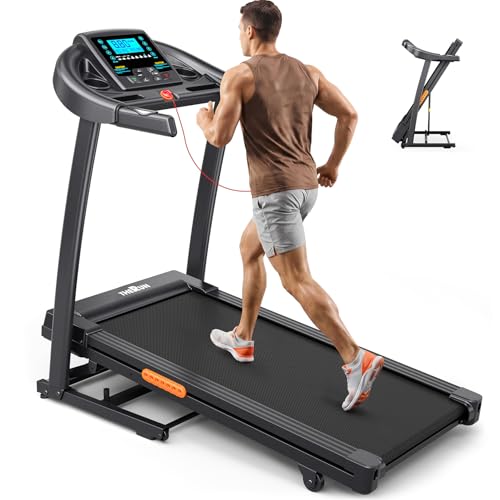 THERUN Folding Treadmill with Auto Incline