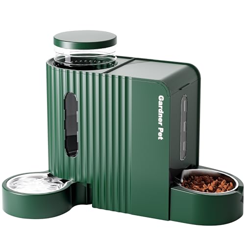 Gardner Pet Gravity Feeder and Water Dispenser Set