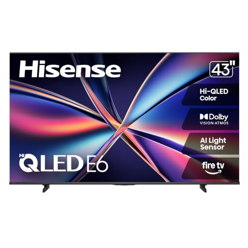 Hisense 43" E6 Cinema Series QLED 4K UHD Smart Fire TV