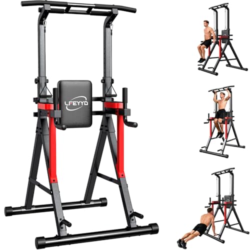LFEYYD Power Tower Adjustable Dip Station