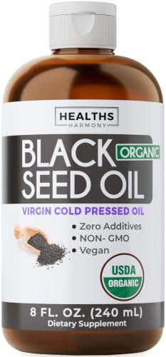Organic Black Cumin Seed Oil 8 oz