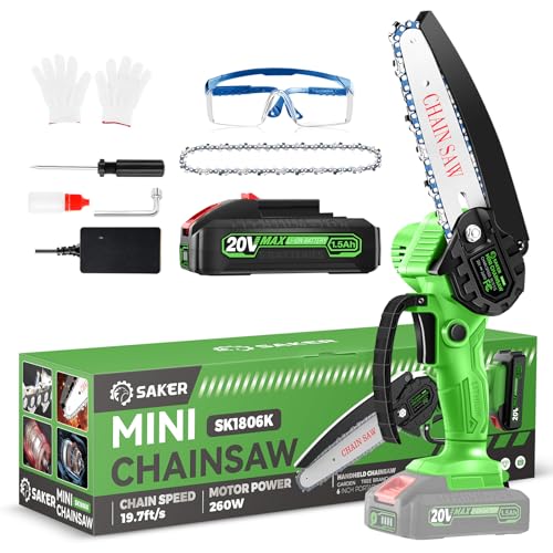 Saker 6 Inch Mini Chainsaw