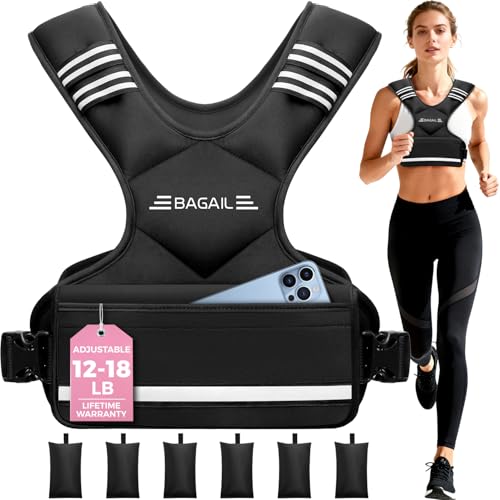 BAGAIL Adjustable Weighted Vest 12-18lb