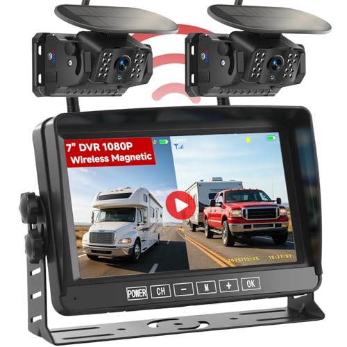 Venluna Wireless Backup Camera with 7&rdquo; HD Monitor