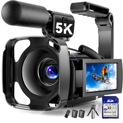 5K UHD Video Camera Camcorder for Vlogging