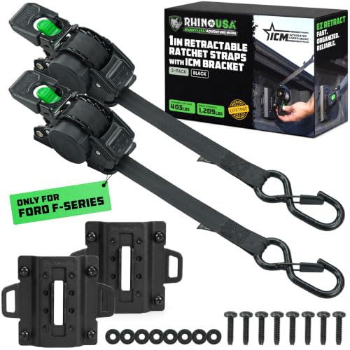 Rhino USA Ford Cargo Ratchet Straps