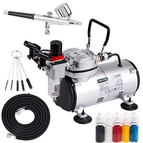 Timbertech AS18-2K Airbrush Kit with Compressor