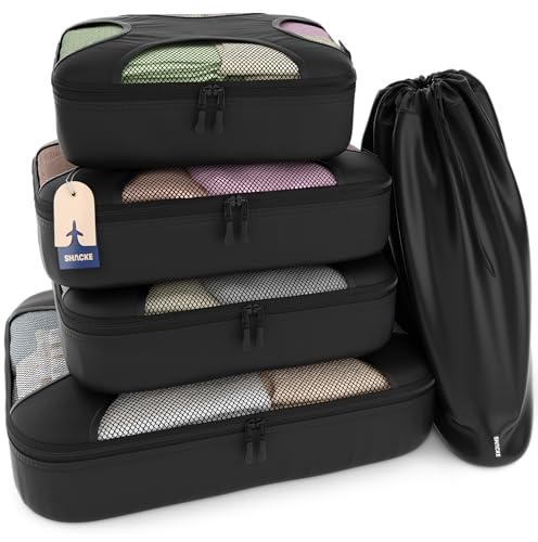 Shacke Packing Cubes Set with Laundry Bag