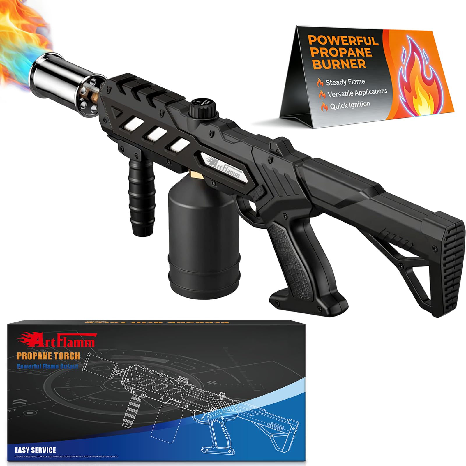 Dutywand Propane Torch with Adjustable Flame