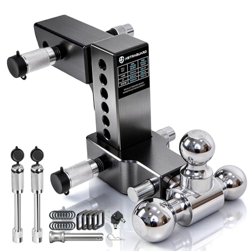 AstraGuard Adjustable Trailer Hitch Tri-Ball
