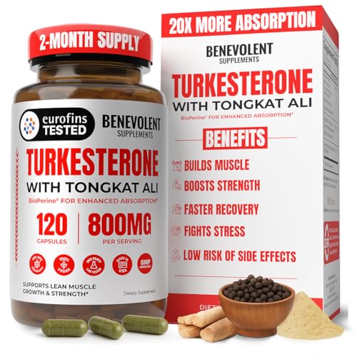 Benevolent Nourishment Turkesterone Supplement with BioPerine
