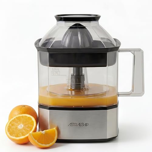 Astralship Electric Citrus Juicer with Stainless Steel Base