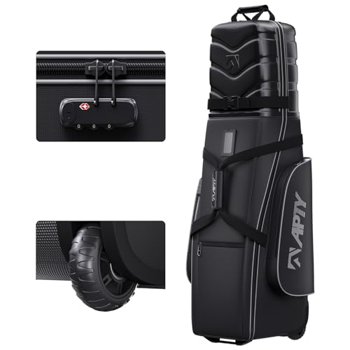 APTY Golf Club Travel Case with Wheels