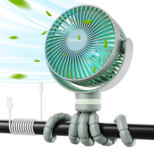 Momcozy Portable Stroller Fan with LED Light