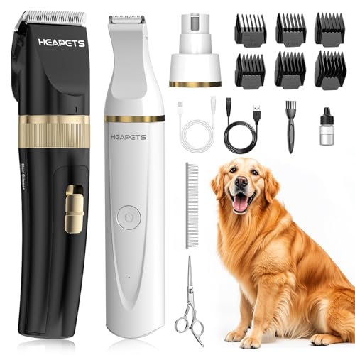 HEAPETS Dog Grooming Clippers and Trimmer Kit