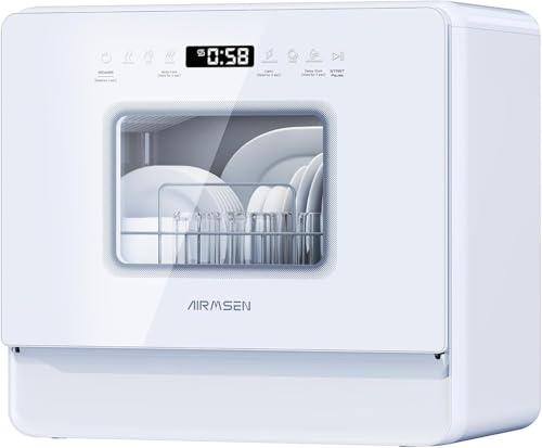 AIRMSEN Slim Countertop Dishwasher
