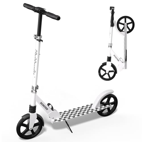 Nattork Foldable Kick Scooter with Suspension