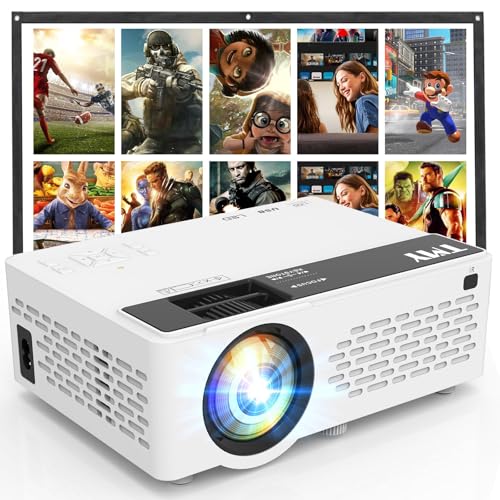 TMY Bluetooth Mini Projector with Screen