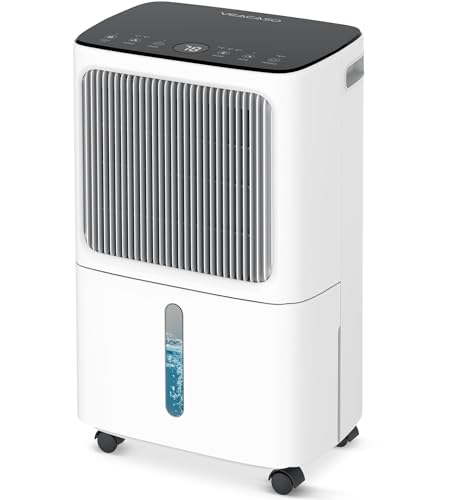 VEAGASO 30 Pint Dehumidifier with Drain Hose